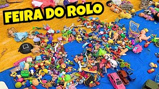 CAÇADA de BRINQUEDOS na FEIRA do ROLO Muita coisa para aumentar a coleção [upl. by Zohar595]