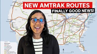 New Amtrak Routes And Map  Are They Coming To A City Near You [upl. by Selemas587]