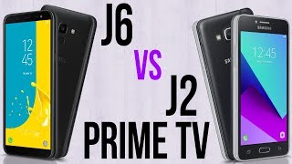 J6 vs J2 Prime TV Comparativo [upl. by Hayotal]