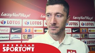 Robert Lewandowski po meczu Polska  Włochy 01 [upl. by Ramas]