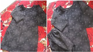 Baby shirt and trouser stitching tutorial video shirt and trouser stitching by lubna amir [upl. by Zsolway]