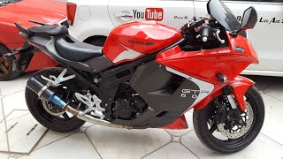 How Fast is Hyosung GT650R adrenaline review [upl. by Tillo736]