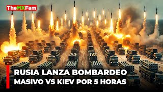 INFIERNO SOBRE KIEV Rusia Lanza 5 Horas de Bombardeo Zelensky Pide Ayuda en EEUU  TheMXFam [upl. by Aicekan251]