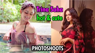 Trina Saha hot amp cute photoshoots video  Muktoprochar [upl. by Yrallih]