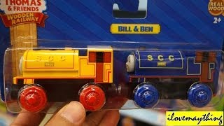 Thomas amp Friends Bill amp Ben Wooden Railway Toy Trains [upl. by Sherl124]