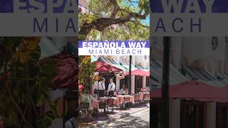 ESPAÑOLA Way en MIAMI BEACH🥘 SouthBeach Gastronomíainternacional MiamiBeach [upl. by Chickie]