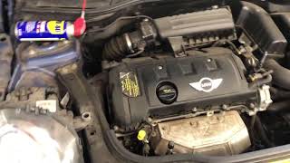 Changing a crank seal on a 2013 Mini Cooper [upl. by Kalmick442]