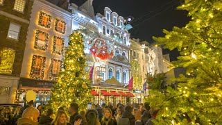 ✨ Mayfair London Christmas Lights 2023 🎁 Bond Street amp Mount Street SwitchOn Celebrations 🎄 4K HDR [upl. by Lacombe]