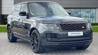 Approved Used Range Rover 30 D300 Westminster Black  DM21FYB  Stafford Land Rover [upl. by Natsrik112]