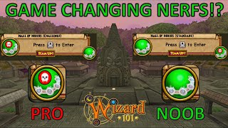 Wizard101  Game Changing Nerfs [upl. by Moreta612]