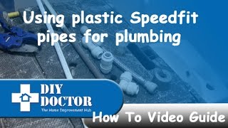 Using plastic speedfit pipes for plumbing [upl. by Garin108]