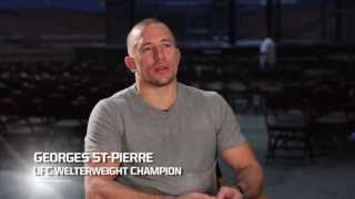 Georges StPierre on Set of FOX Sports 1 Commercial [upl. by Matuag]