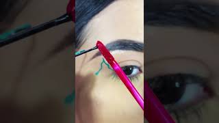 Eyeliner hack shorts viralhacks makuphacks beautyhacks hack makuplook eyemakeup eyeliner [upl. by Nuarb]