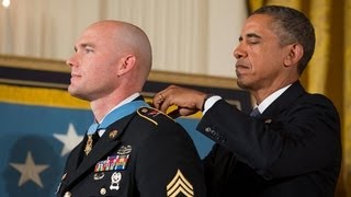 President Obama Awards the Medal of Honor [upl. by Dinny117]