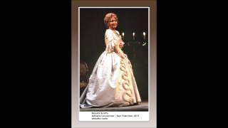 Soprano RENATA SCOTTO  Adriana Lecouvreur quotIo son lumile ancellaquot live 1977 [upl. by Odnomyar206]