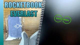 Rocketbook Everlast Reusable Smart Notebook Unboxing HowTo amp Review [upl. by Letsirhc]