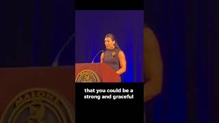 Hall of Fame induction speech from Erin Snellgrove shows how valuable good coaching can be [upl. by Yelahs]