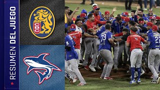 Leones del Caracas vs Tiburones de La Guaira  Round Robin LVBP 2324  20 de enero 2024 [upl. by Aromas]