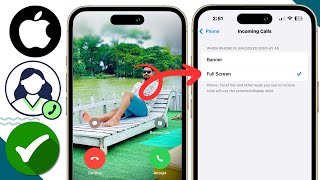 Comment activer la photo plein écran pour les appels entrants sur iPhone [upl. by Eiruam]