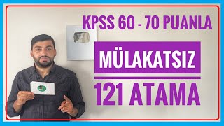 KPSS 60  70 PUANLA MÜLAKATSIZ 121 MEMUR ATAMASI KIRIKKALE ÜNİVERSİTESİ PERSONEL BAŞVURUSU BAŞLADI [upl. by Sirtemed]