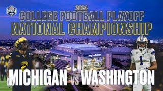 2024 College Football Playoff National Championship  1 Michigan vs 2 Washington  Highlights [upl. by Hinckley]