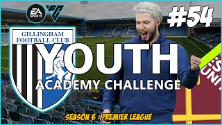 GILLINGHAM  YOUTH ACADEMY CHALLENGE  NEW SLIDERS  MORE REALISM   EA FC  SEASON 6  EPISODE 54 [upl. by Fabi]