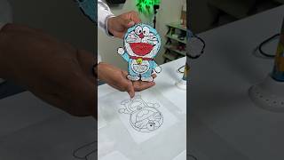 MAKE DORAEMON WITH 3D PEN [upl. by Yerhcaz41]