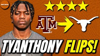 BREAKING Tyanthony Smith FLIPS to the Texas Longhorns [upl. by Yffub]