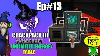 Crackpack 3  Ep13 🔴 UNLIMITED ENERGY MINECRAFT java Hindi live [upl. by Ferree]