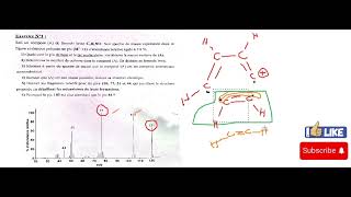 correction exercice 1  examen Spectrométrie de masse 2024 part 3 [upl. by Lessig437]