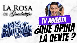 LA CASA DE LOS FAMOSOS ¿Qué opina la gente de la TELEVISIÓN ABIERTA [upl. by Yrrag189]