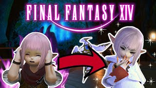 FFXIV  Lalafell transitions 💉💊 to become a CVNTY WHITE MAGE 🍑 ⭐️✨🍃 [upl. by Corell]