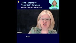 Joint Tenants vs Tenants in Common [upl. by Avlasor]