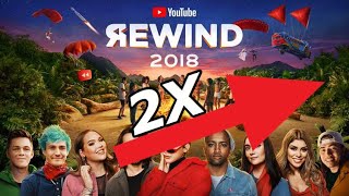 YouTube Rewind 2018 But Everytime Something Cringe happens it SPEEDS UP [upl. by Sophi]