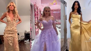 Top Prom Dresses on TikTok Compilation 2021👗💞 [upl. by Enoryt]