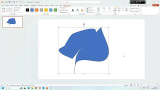 How to Draw Custom Freeform Shapes In PowerPoint Tutorial [upl. by Polash]