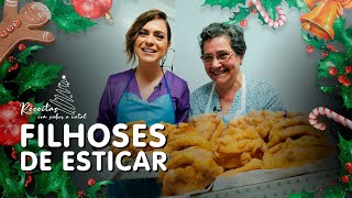 Receitas com sabor a Natal  Filhoses de esticar [upl. by Steffen]