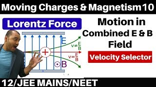 Moving Charges n Magnetism 10  Lorentz Force  Motion of Charge in ElectroMagnetic Field JEE NEET [upl. by Nagrom]