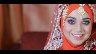 Indian Muslim Wedding Reception Highlight of Mhashud amp Nisaa By Golden Dreams Gdu [upl. by Anawqahs]