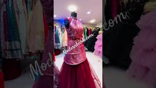 Ball gowns chandni chowk Modern bahu designer collection shorts short ballgown viral [upl. by Pavel]