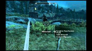 The Elder Scrolls V Skyrim How to Clear a bounty and escape Jail [upl. by Pryce613]