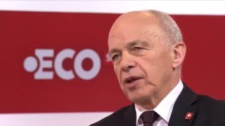 Ueli Maurer im «ECO»Studio Anschlag auf die Kasse des Finanzministers [upl. by Mychael512]