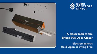 A closer look at the Briton 996 Door Closer Electromagnetic Hold Open or Swing Free [upl. by Atrahc]