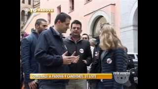 28042014COMUNALI A PADOVA 9 CANDIDATI 31 LISTE [upl. by Towill443]