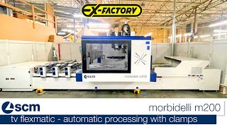 SCM MORBIDELLI M200 PRO SPEED 5 x 12 3 Axis CNC Pod amp Rail Machining Center [upl. by Thapa]