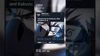 Kakashi vs Hidan and Kakuzu☠️⚡naruto kakashi hidan kakuzu anime [upl. by Joann842]