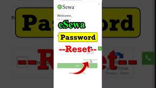 How to Reset eSewa Password  eSewa Password Forgot  eSewa Password Recovery [upl. by Nahgrom]