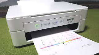 EPSON Colorio EW052A ビジネス文章の印刷速度 [upl. by Grayce]