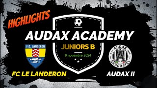 Highlights  FC Le Landeron  Audax Academy [upl. by Heman357]