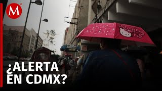 Autoridades activan alerta naranja por pronóstico de fuertes lluvias en CdMx [upl. by Animahs]